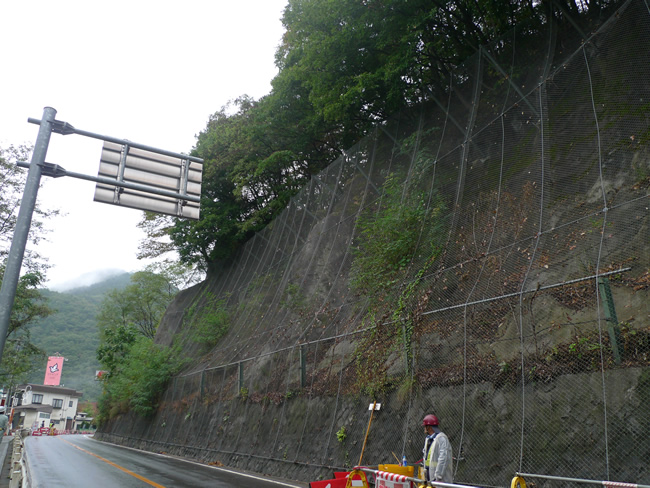 ポケット式落石防護網工03